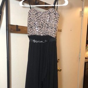 Black Patterned Dress